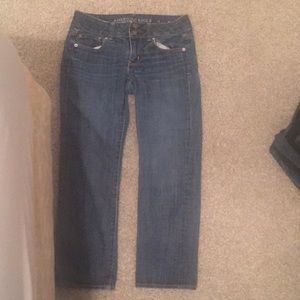 American eagle artist crop stretch jeans
